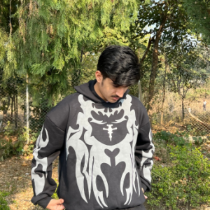 Puffy Depth Hoodie – Black