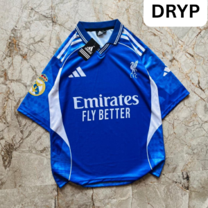 Cristiano Ronaldo #7 Real Madrid Away Jersey – Blue Fan Edition